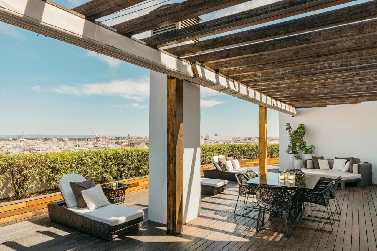Hotel Colón Gran Meliá - The Leading Hotels of the World Siviglia Esterno foto Rooftop terrace
